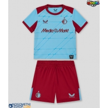 Otroški Nogometni dresi Feyenoord Tretji 2025-26 Kratek Rokav (+ Kratke hlače)